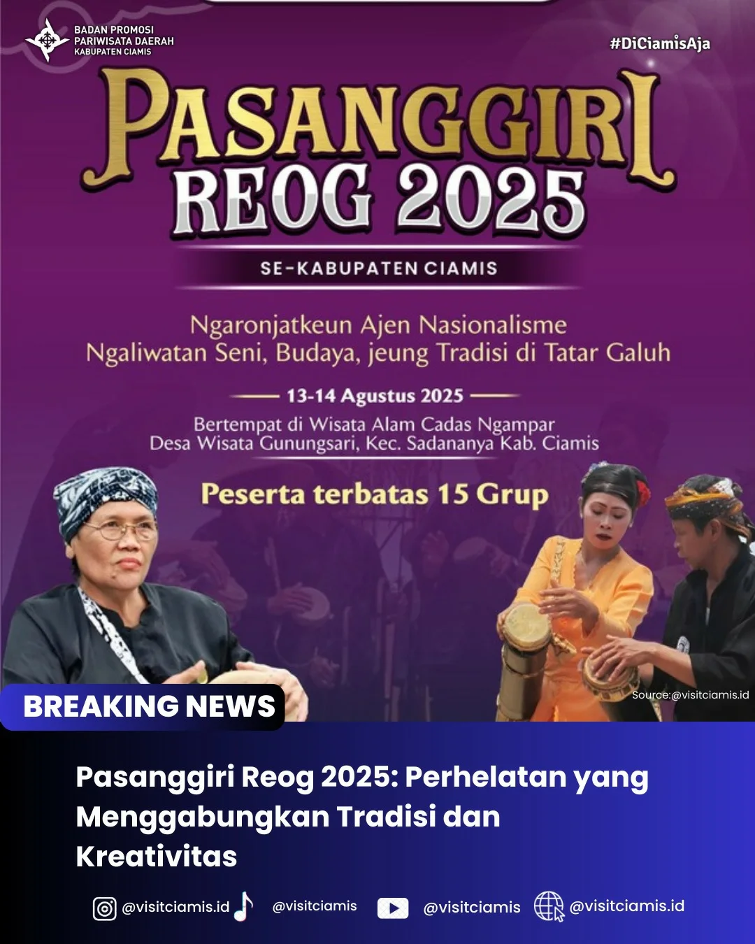 Pasanggiri Reog 2025 Se-Kabupaten Ciamis