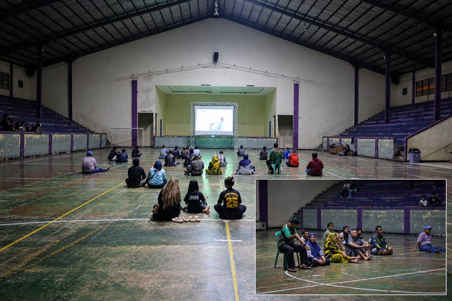 Satu Layar Satu Semangat, Wargi Tatar Galuh Nobar di GGT Dukung Laskar Singacala